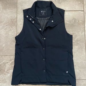 Figs vest mens medium black